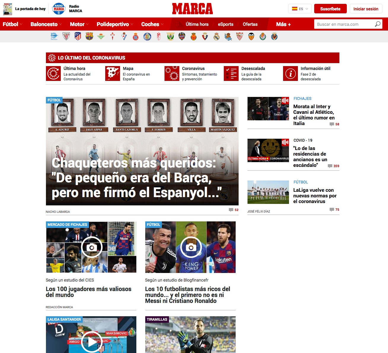 marca.com ad free