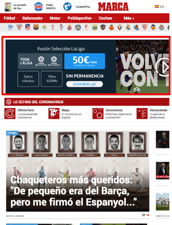 marca.com iPad